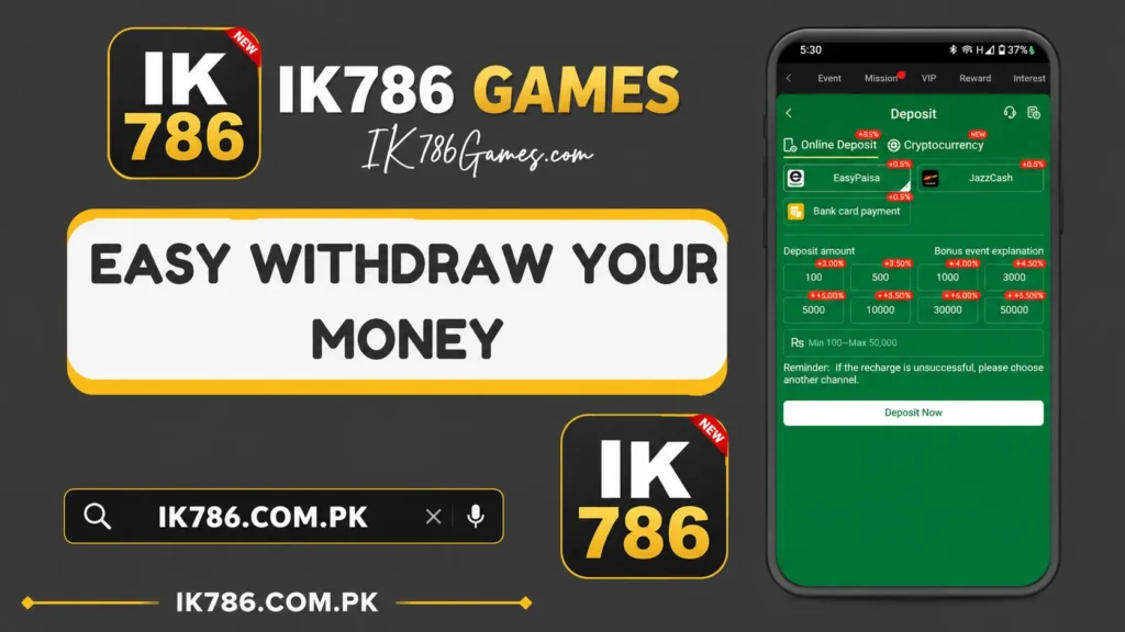 ik786 game withdrawals